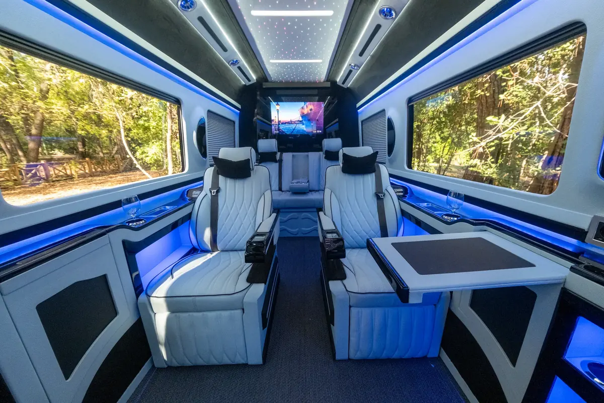 Luxury Mercedes Sprinter cabin